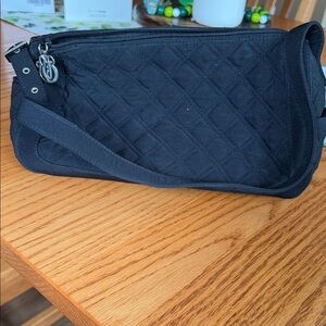 Vera Bradley Quilted Black Shoulder Bag